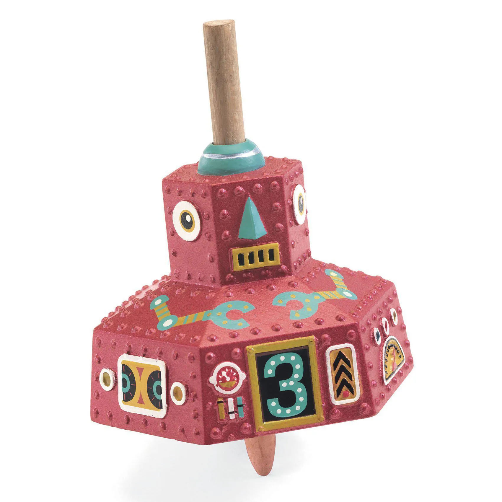 Djeco - Robot spinning top