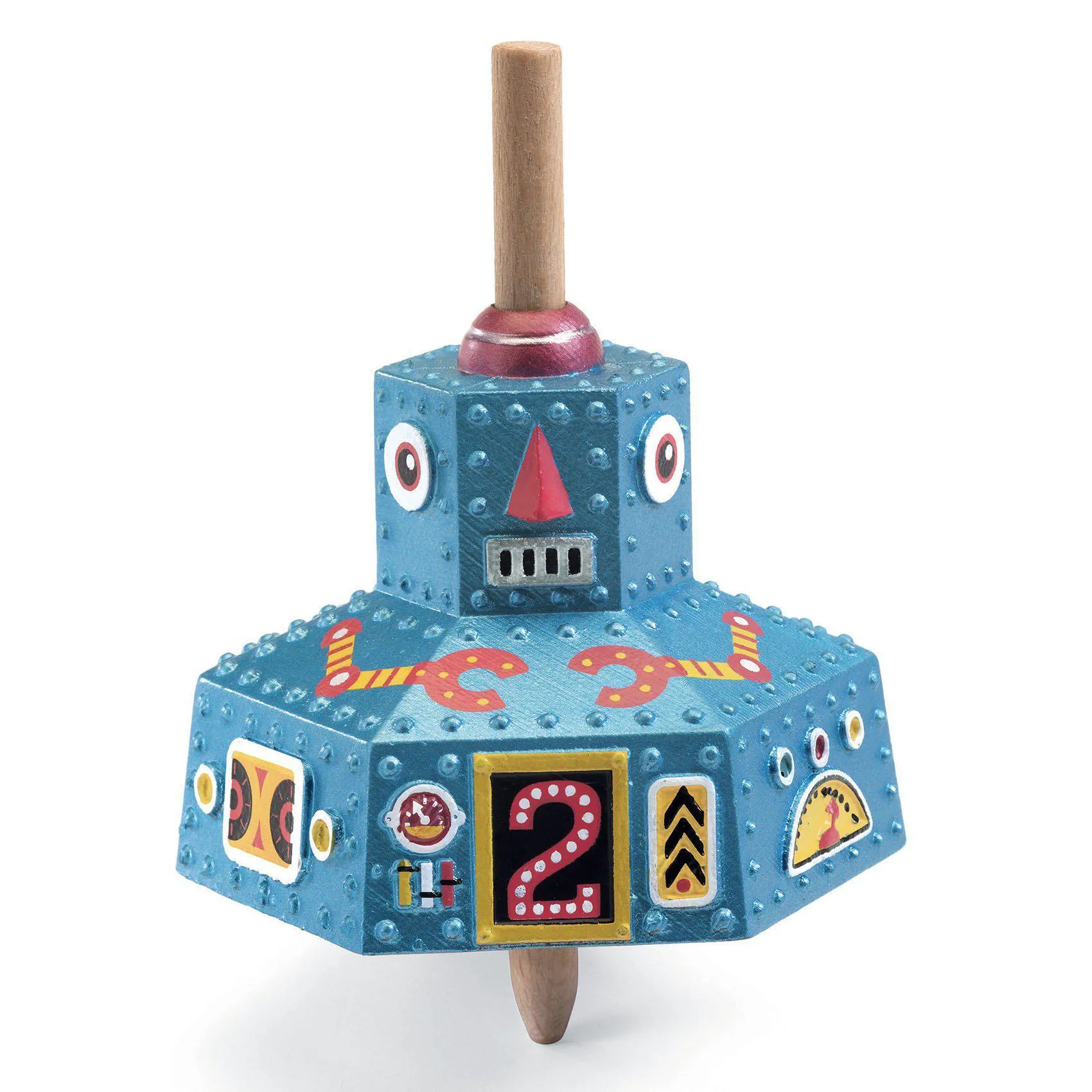 Djeco - Robot spinning top