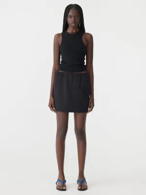 Drawstring Pocket Mini Skirt