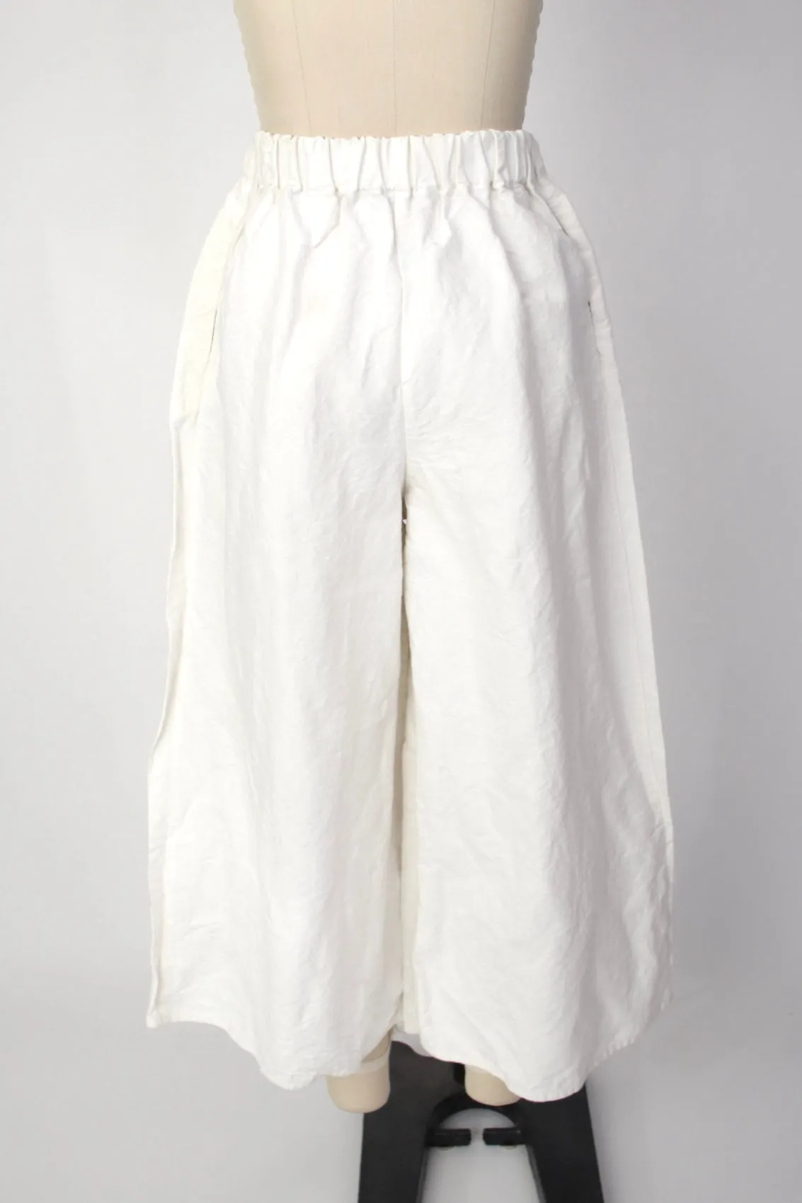 Dušan Linen-Blend Gaucho Pants