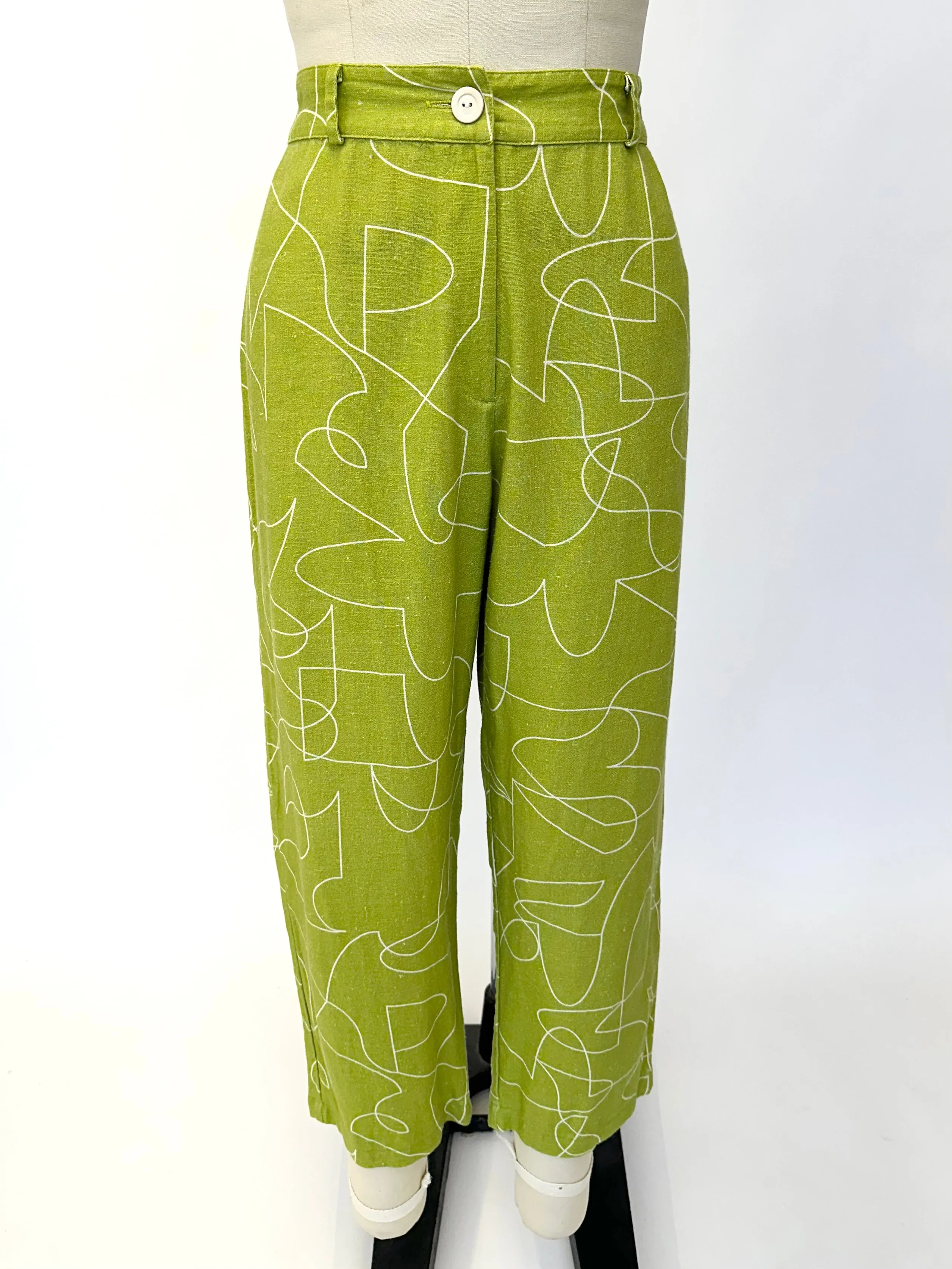 Dusen Dusen Linen Squiggle Pants