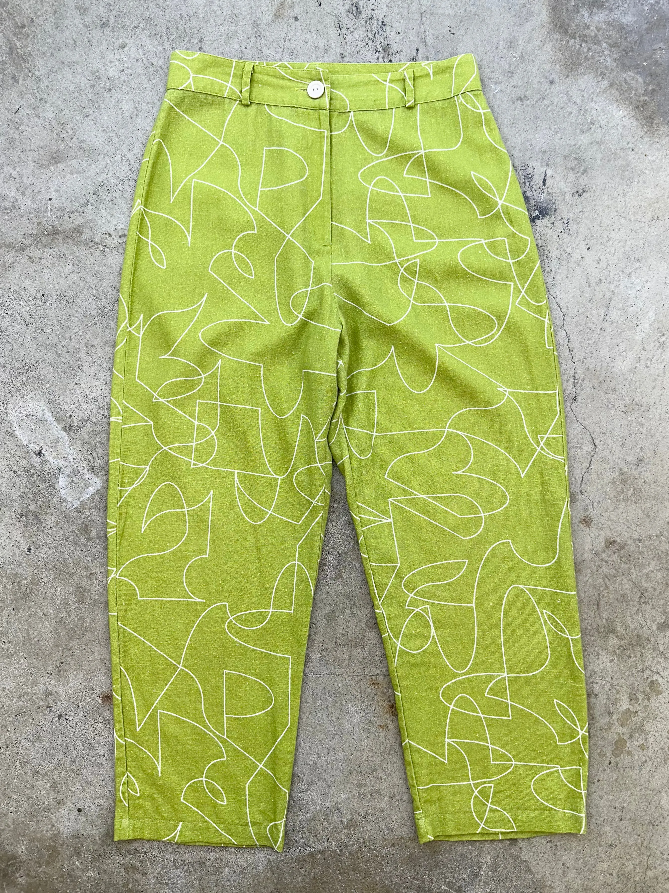 Dusen Dusen Linen Squiggle Pants