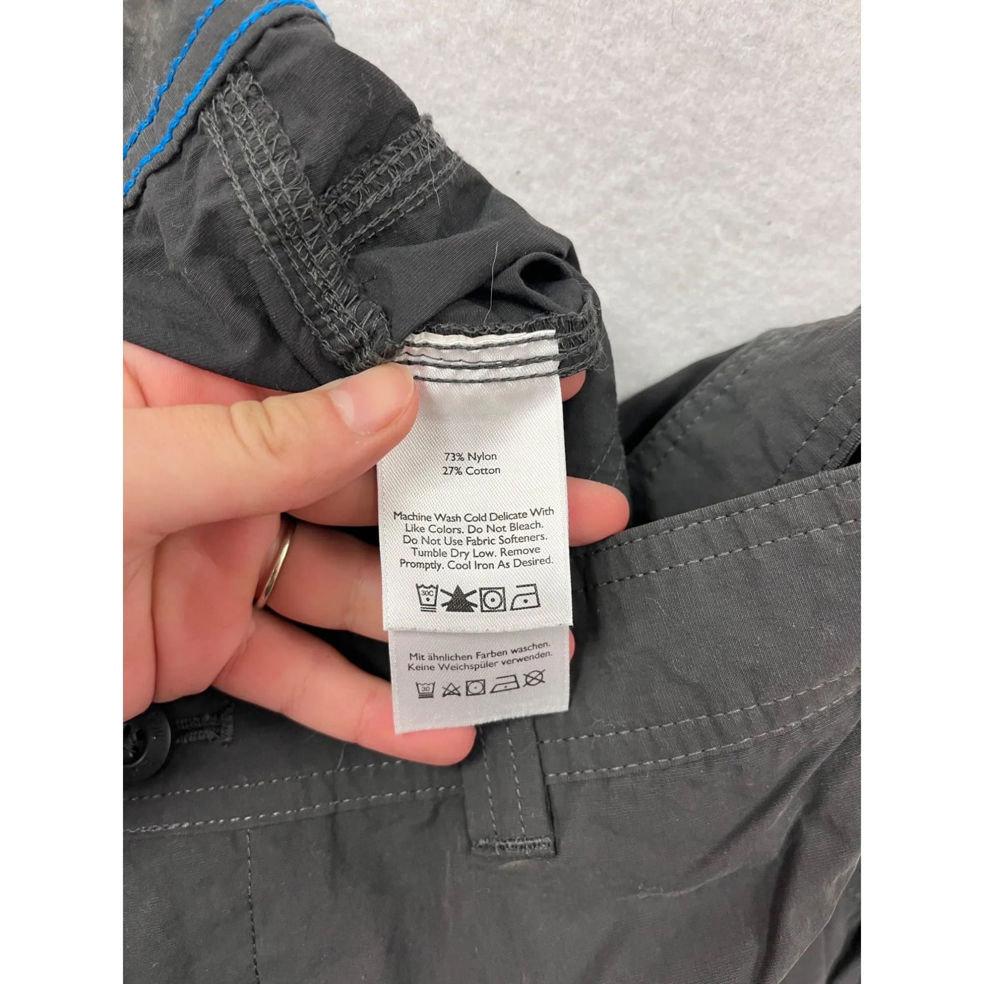 Eddie Bauer Mens 34x32 Convertible Cargo Pants #8219