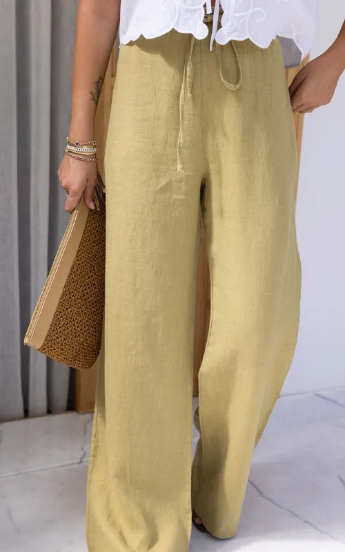 Ella Linen Trousers