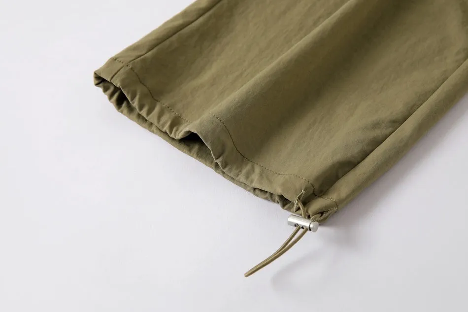 Fashionable Solid Wide Leg Cargo Pant Designed for Comfort and Movement
