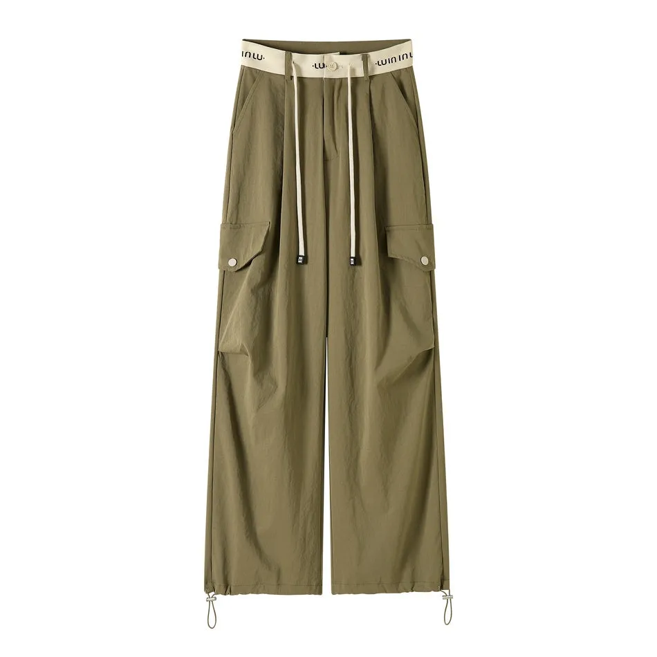 Fashionable Solid Wide Leg Cargo Pant Designed for Comfort and Movement