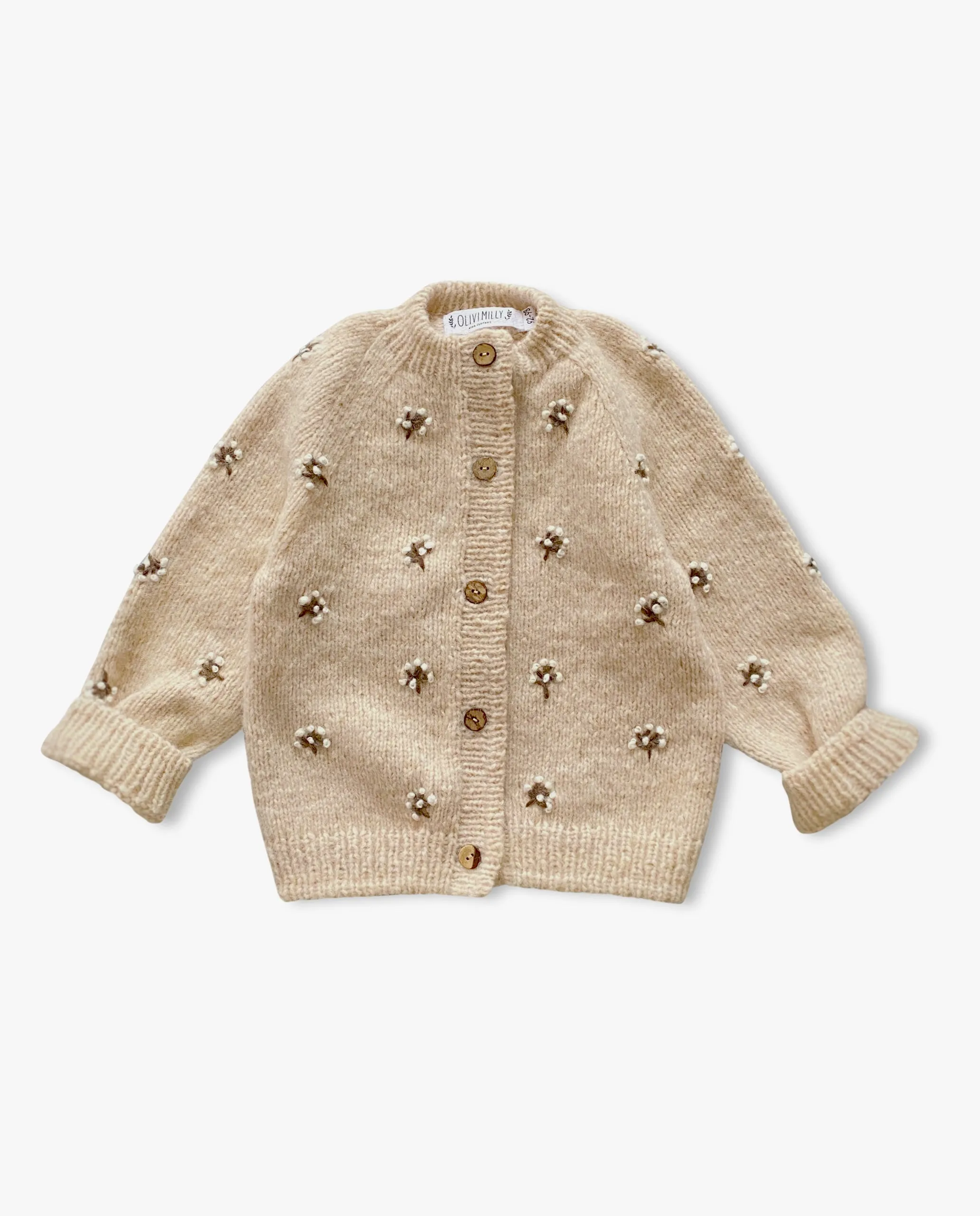 Flora cardigan | Wheat