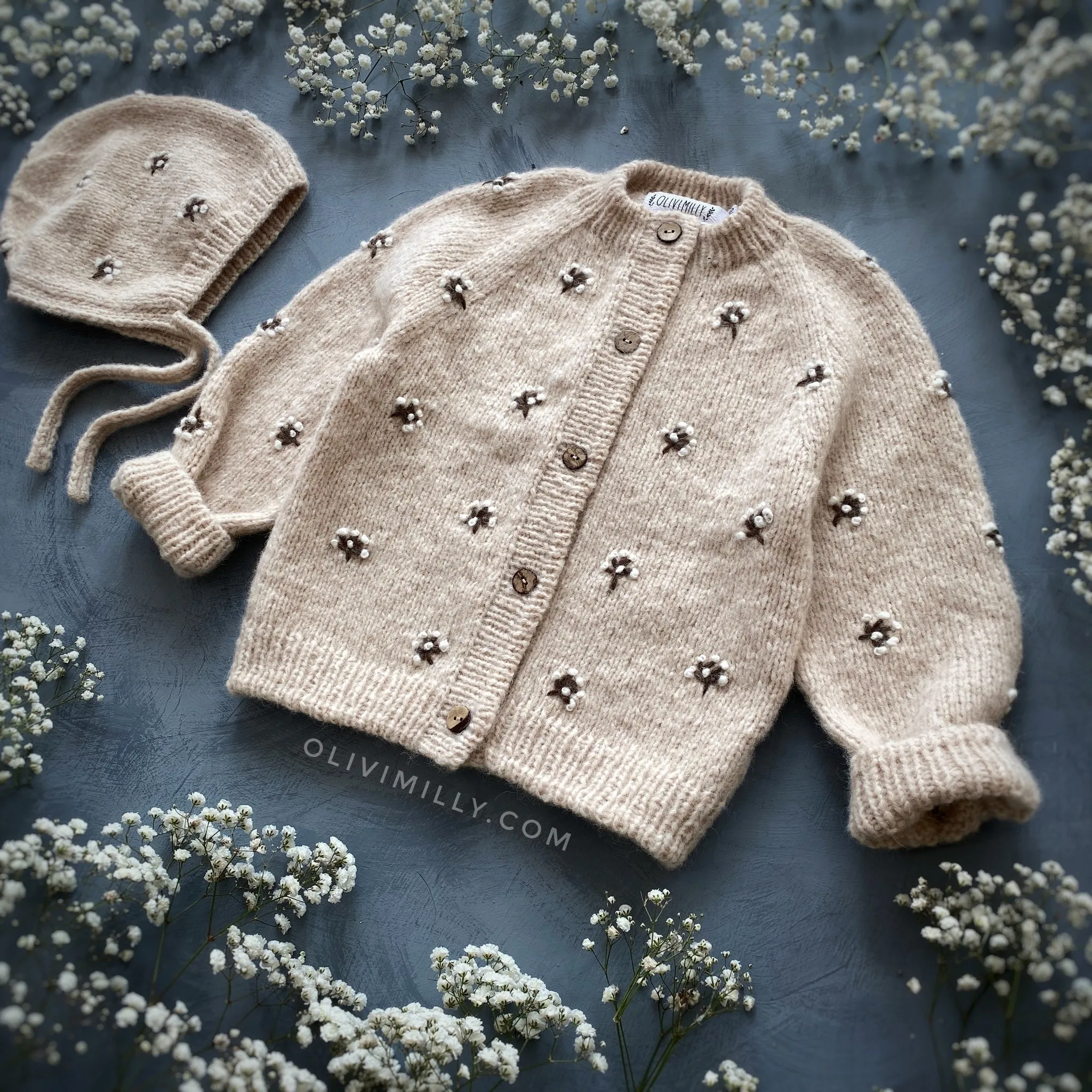 Flora cardigan | Wheat