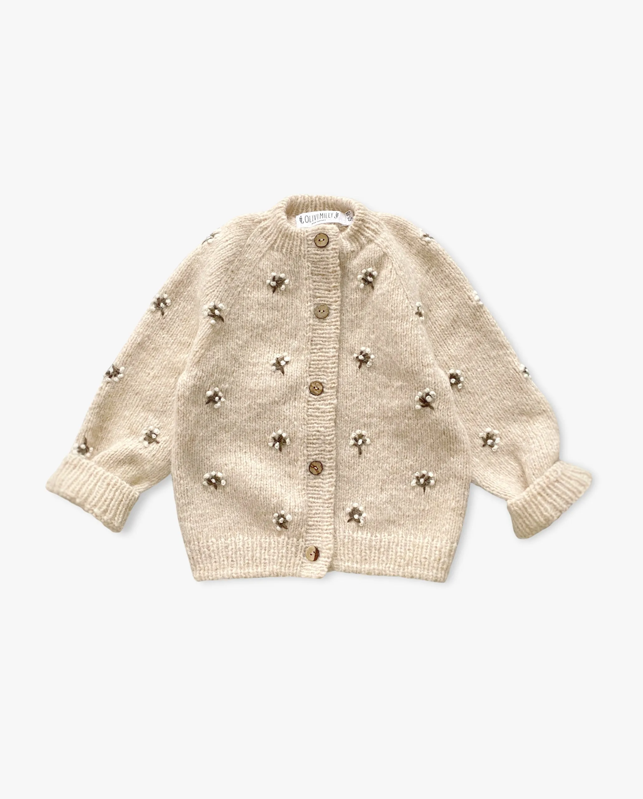 Flora cardigan | Wheat