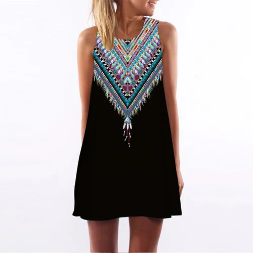 Floral Print Chiffon Dress Multiple Designs