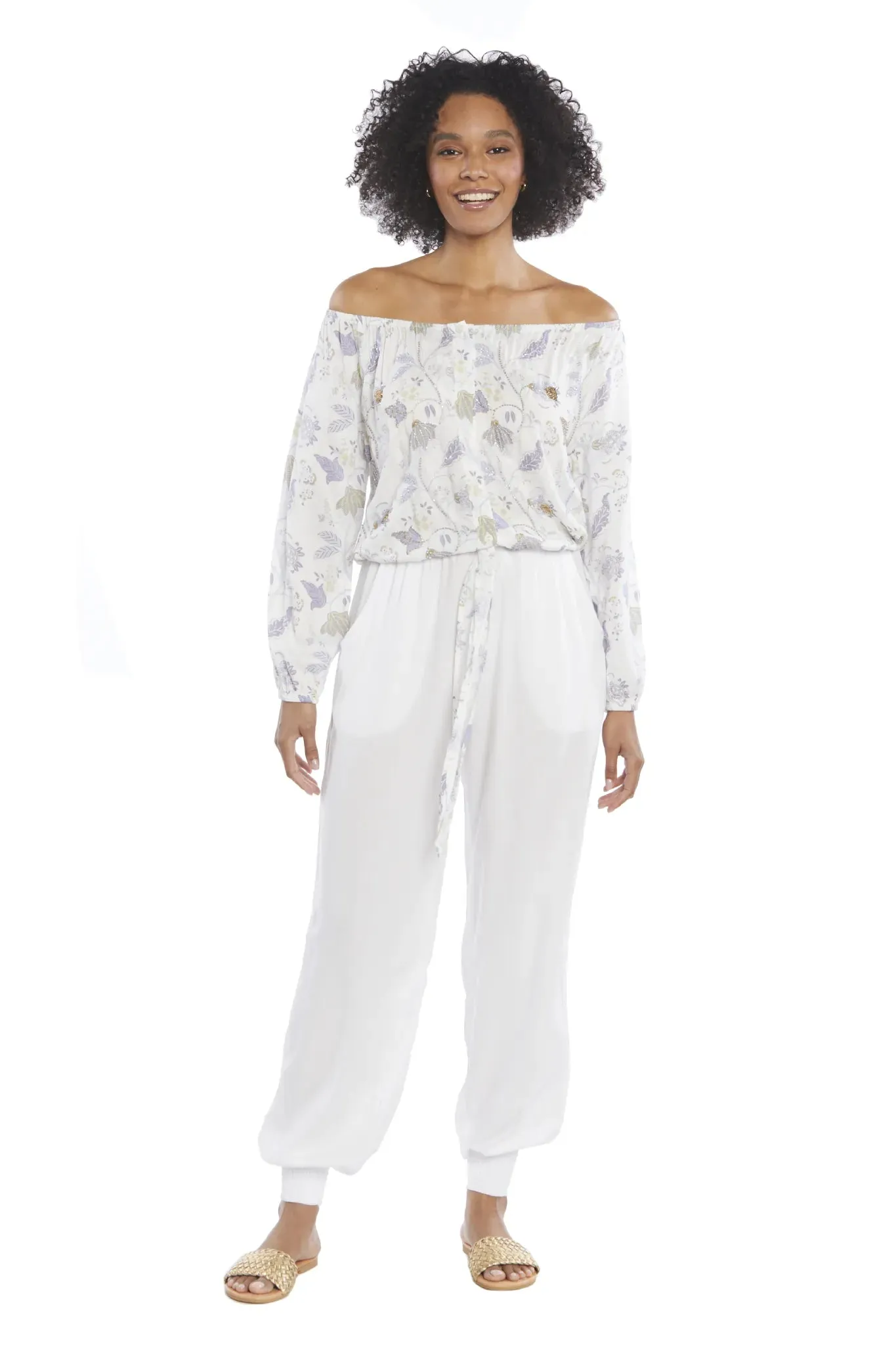 Flower Tie Top