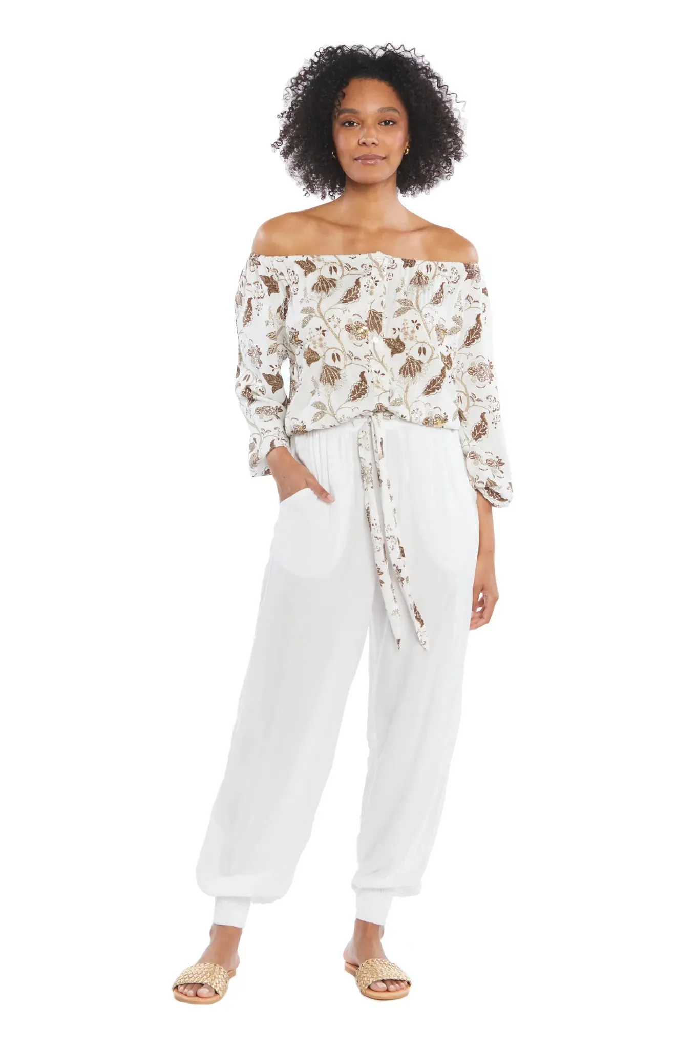 Flower Tie Top