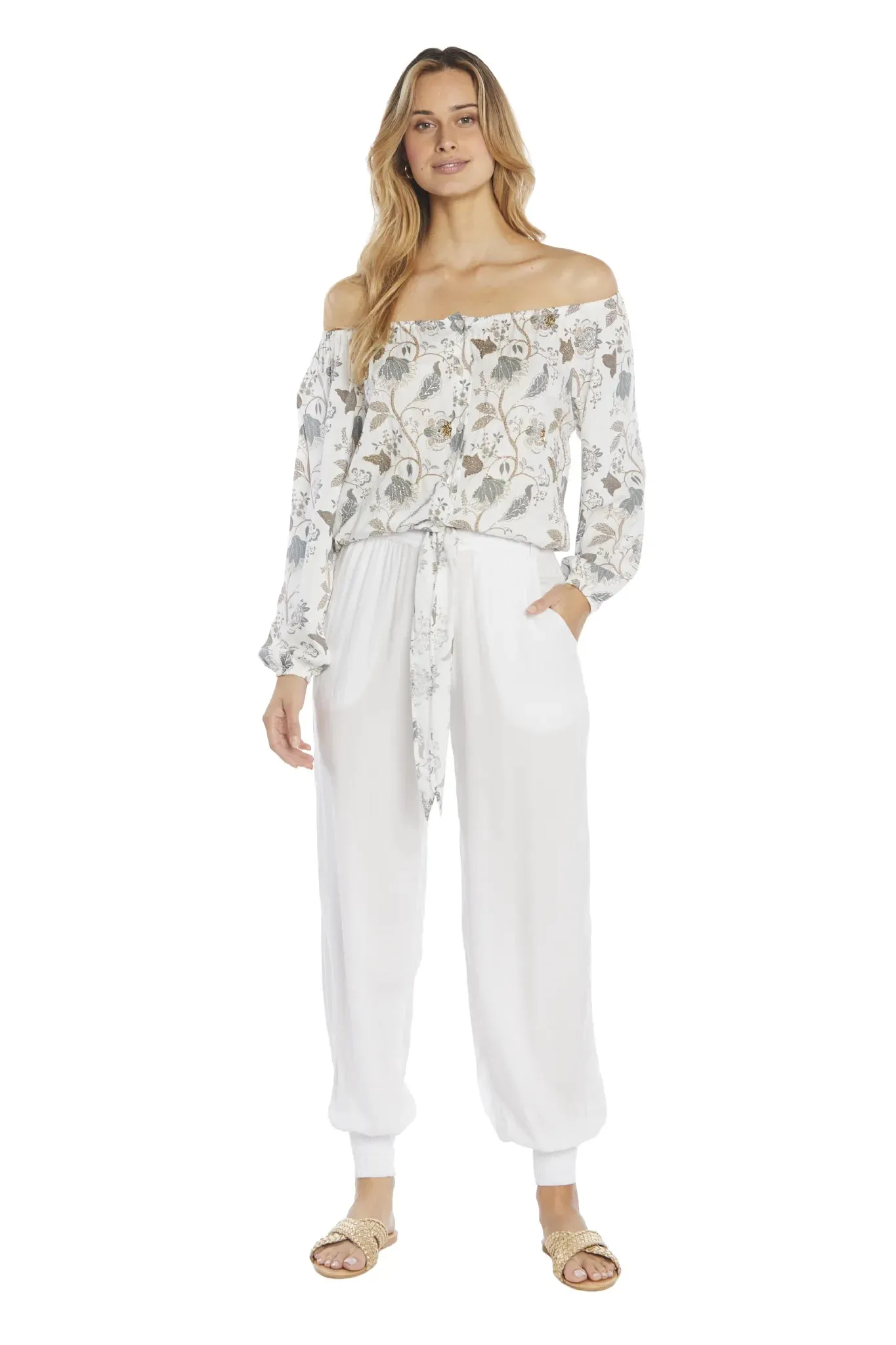 Flower Tie Top