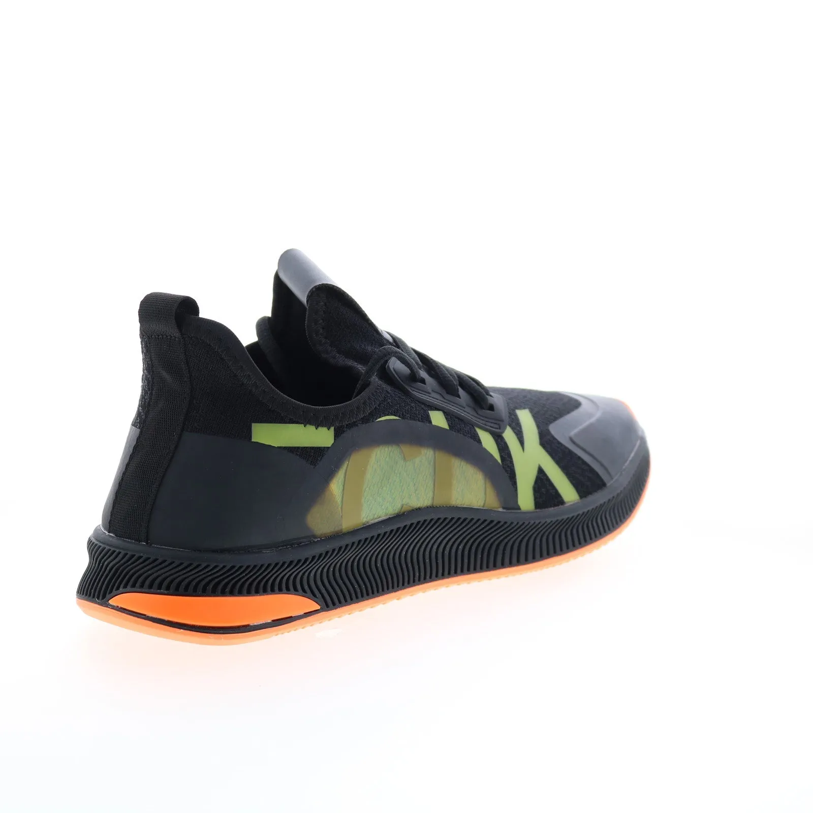 French Connection Duke FC7149L Mens Black Canvas Lifestyle Sneakers Shoes