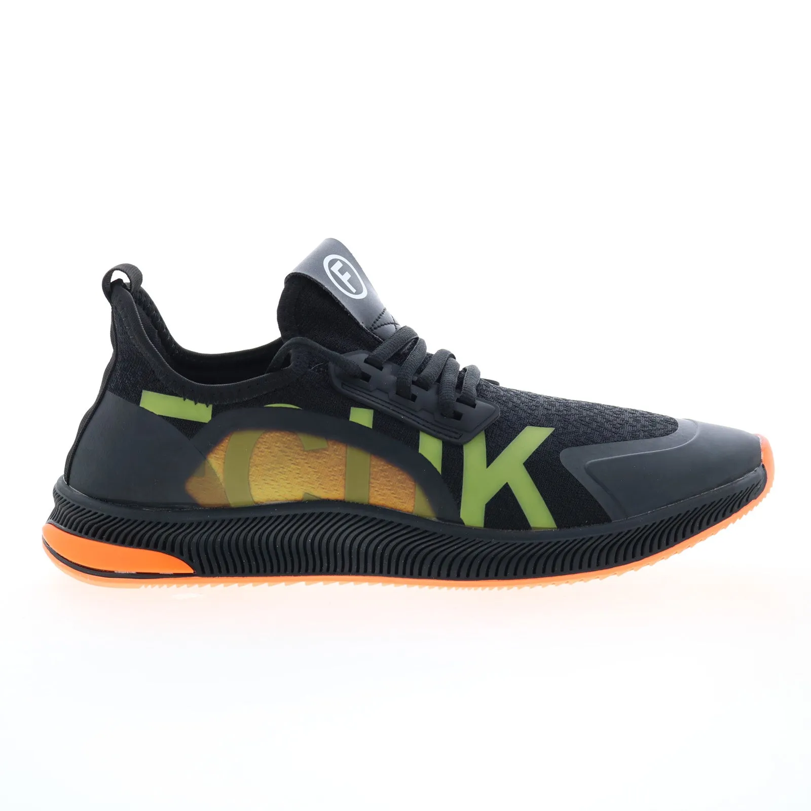 French Connection Duke FC7149L Mens Black Canvas Lifestyle Sneakers Shoes