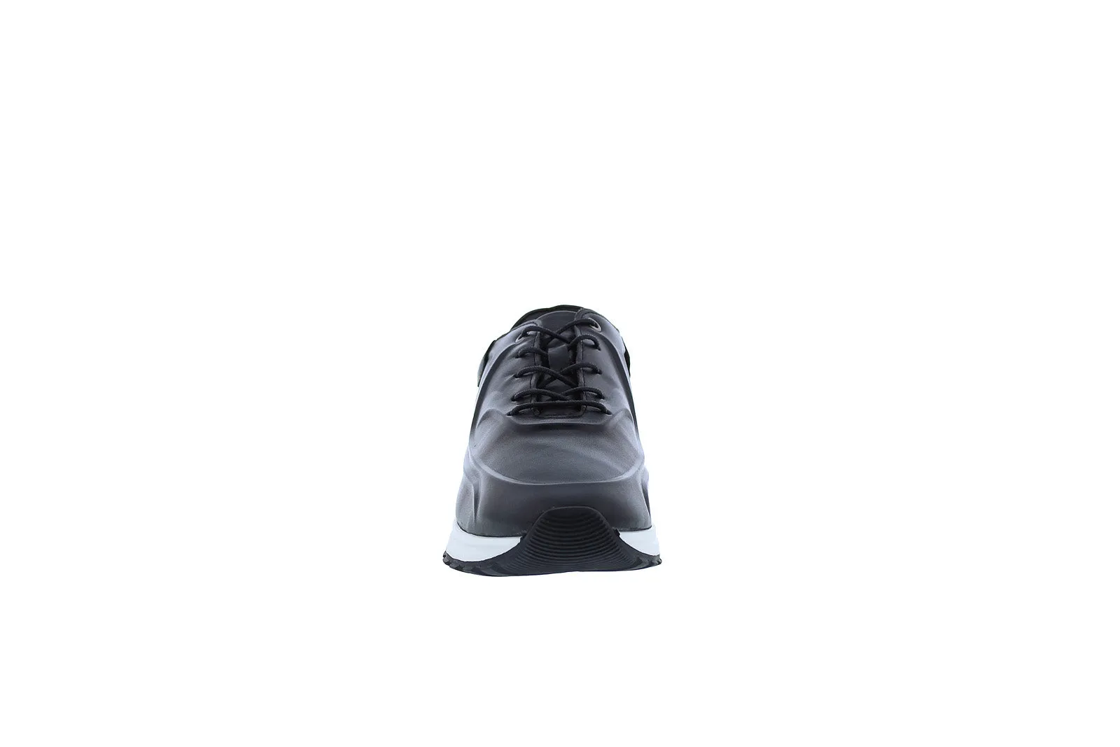 French Connection Rick FC7197L Mens Black Leather Lifestyle Sneakers Shoes