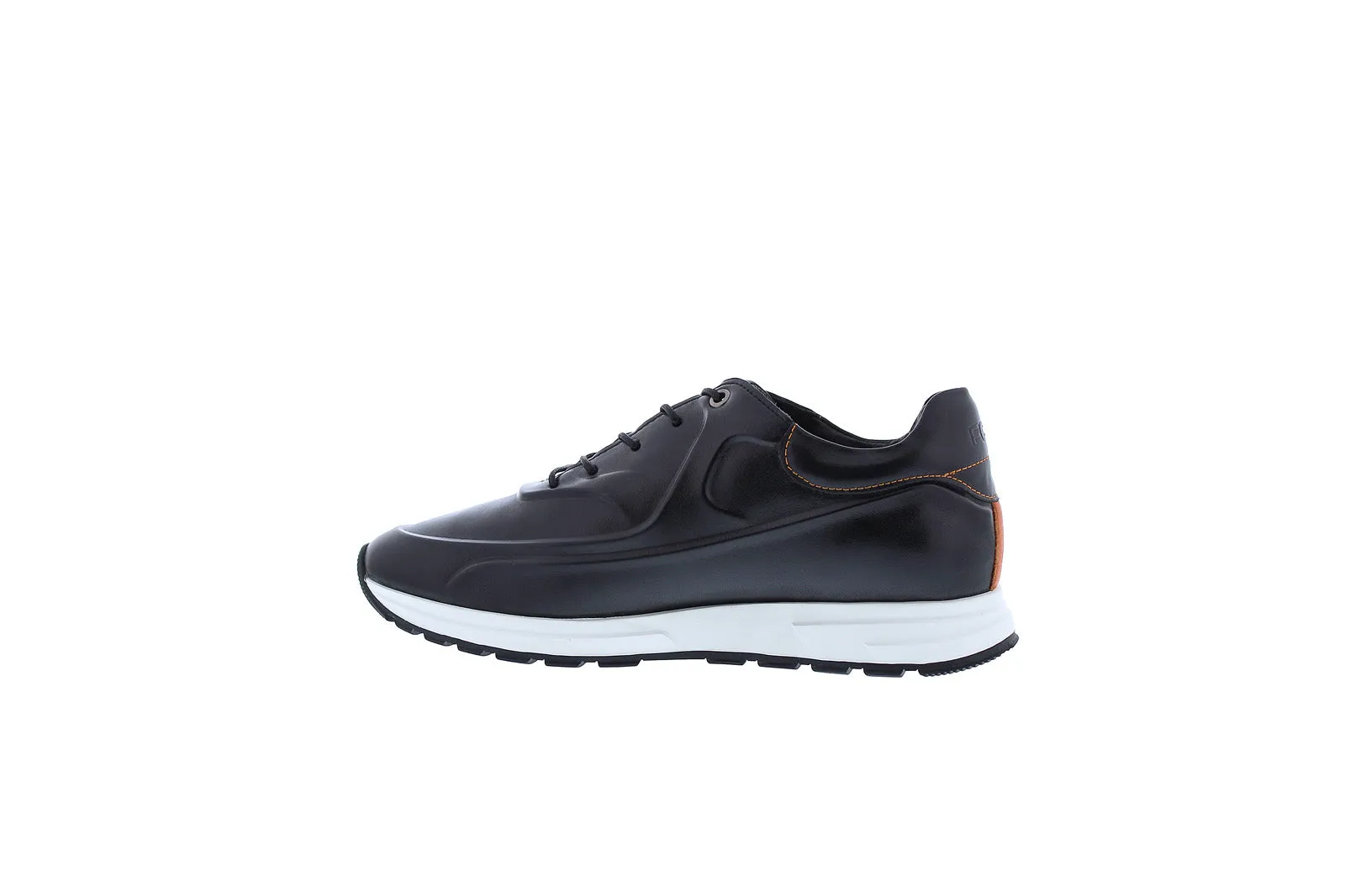 French Connection Rick FC7197L Mens Black Leather Lifestyle Sneakers Shoes