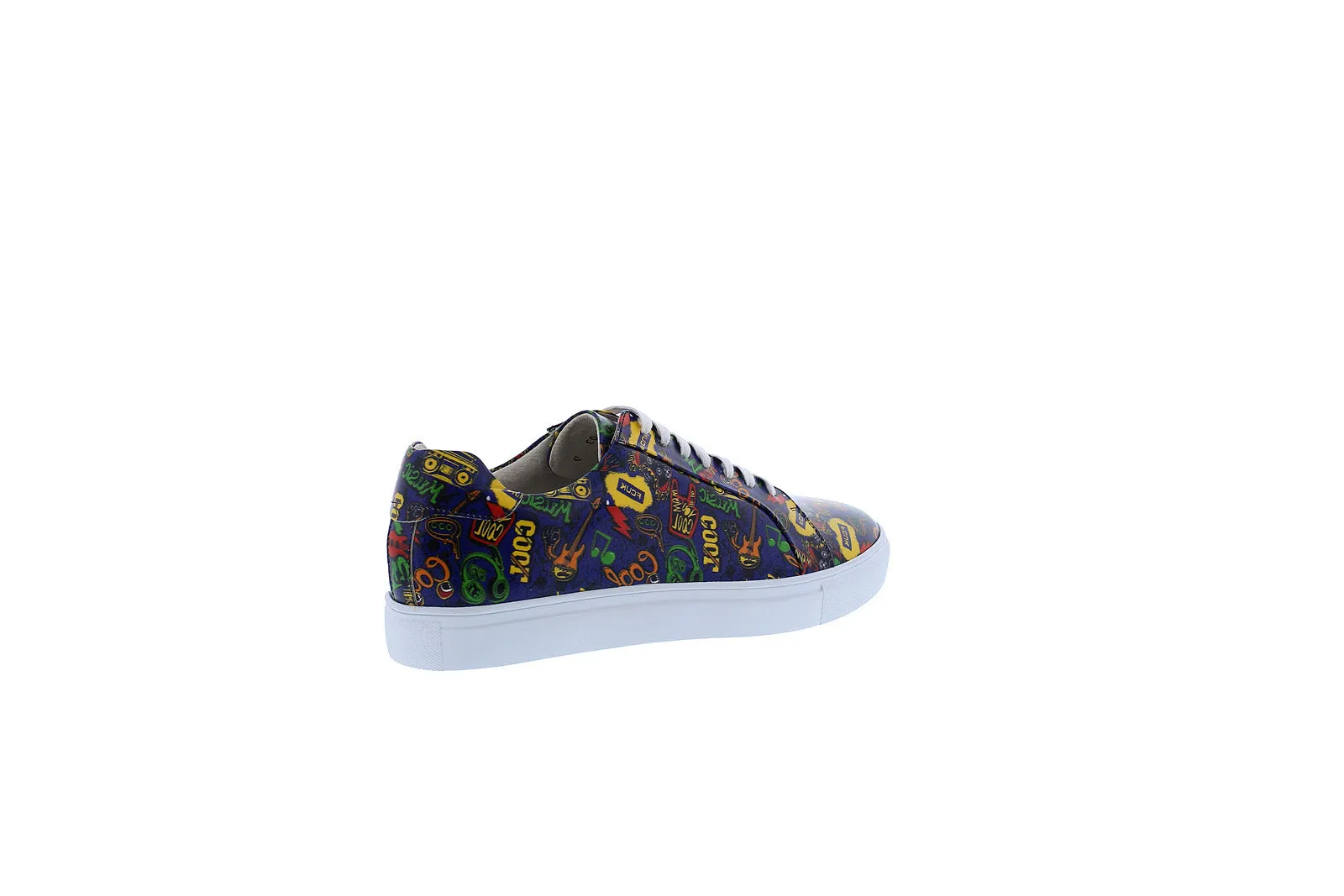 French Connection Rocket FC7191L Mens Blue Leather Lifestyle Sneakers Shoes