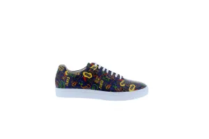 French Connection Rocket FC7191L Mens Blue Leather Lifestyle Sneakers Shoes