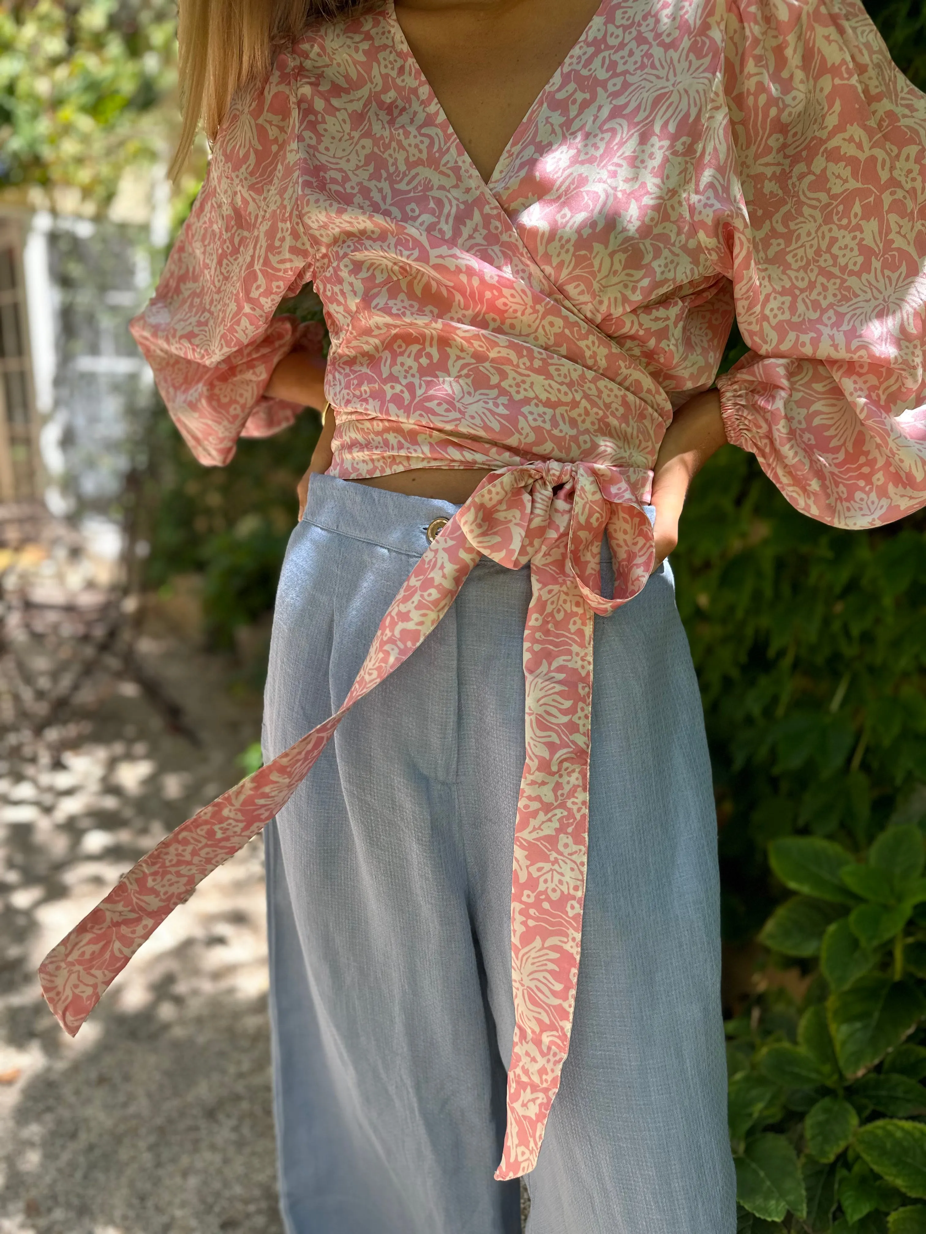 French Linen Palazzo Pant