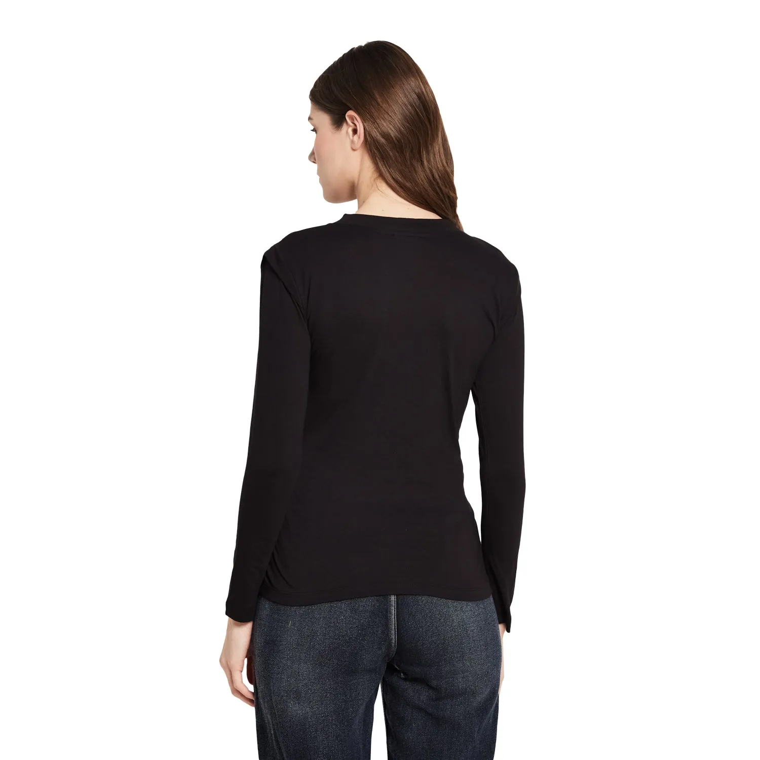 FRONT TIE UP SHOULDER DETAILED TOP