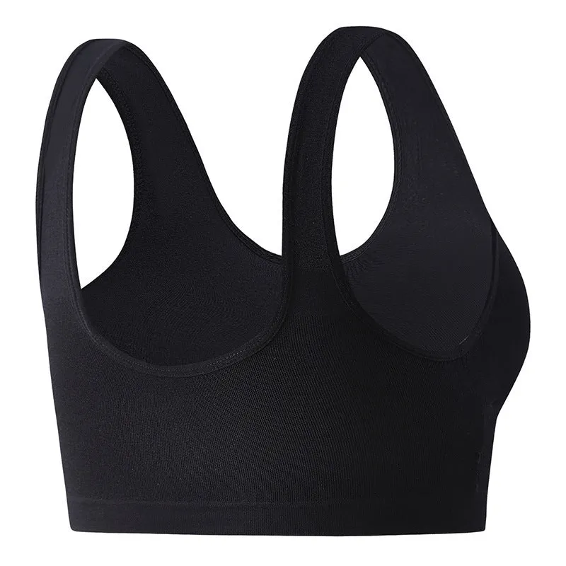 Front Zipper Sports Bra Shockproof High Strength Beauty Back for Ultimate Support