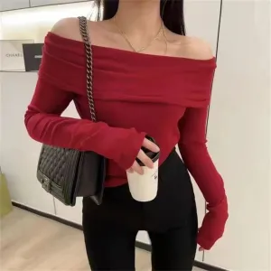 Gallop off shoulder top