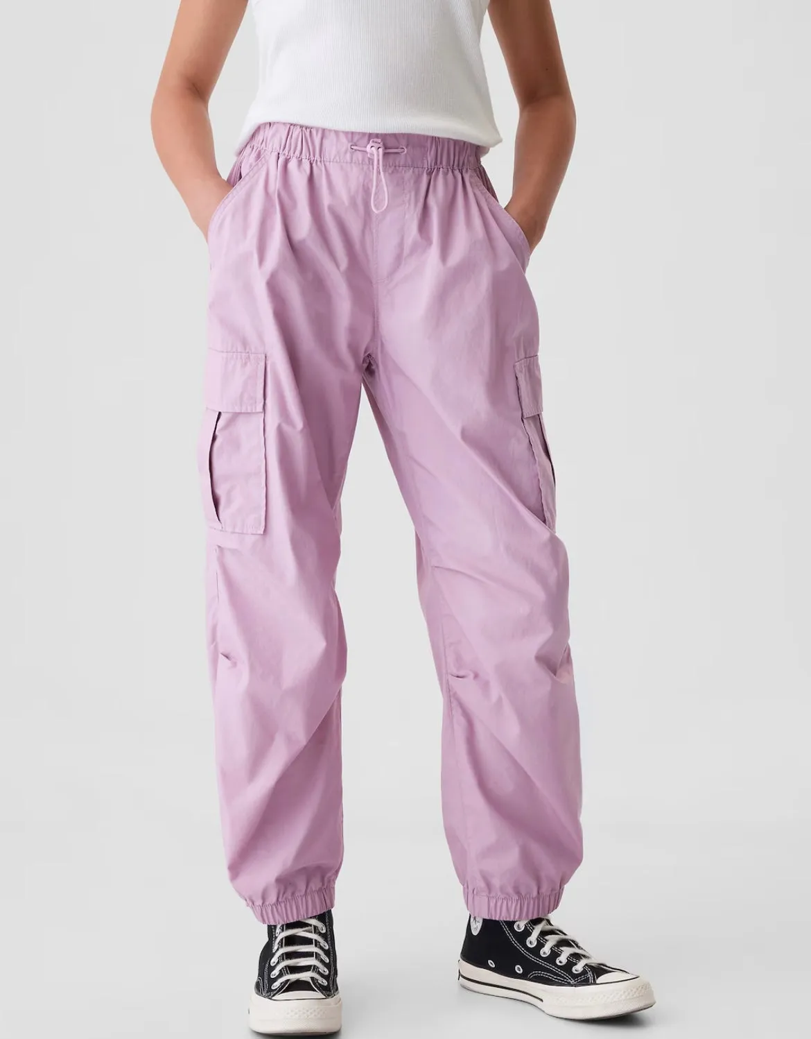 Gap cargo parachute pants - 10