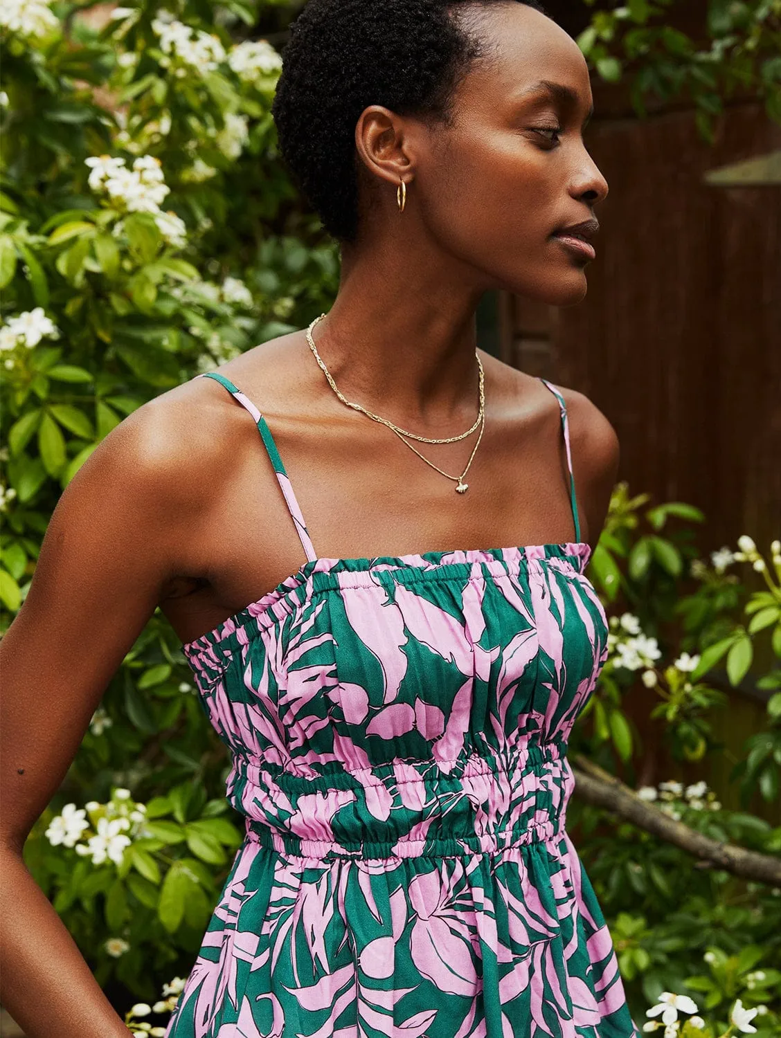 Gina LENZING™ ECOVERO™ Top | Pink Frond