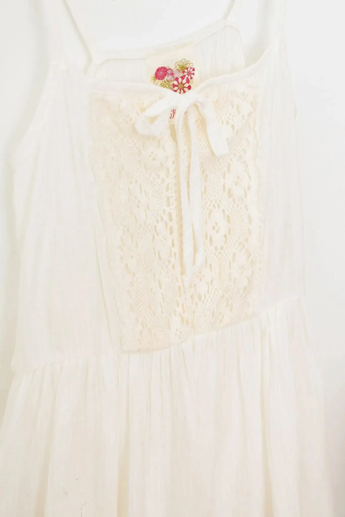 Girls Western Sleeveless Front Lace and Tie Tops
