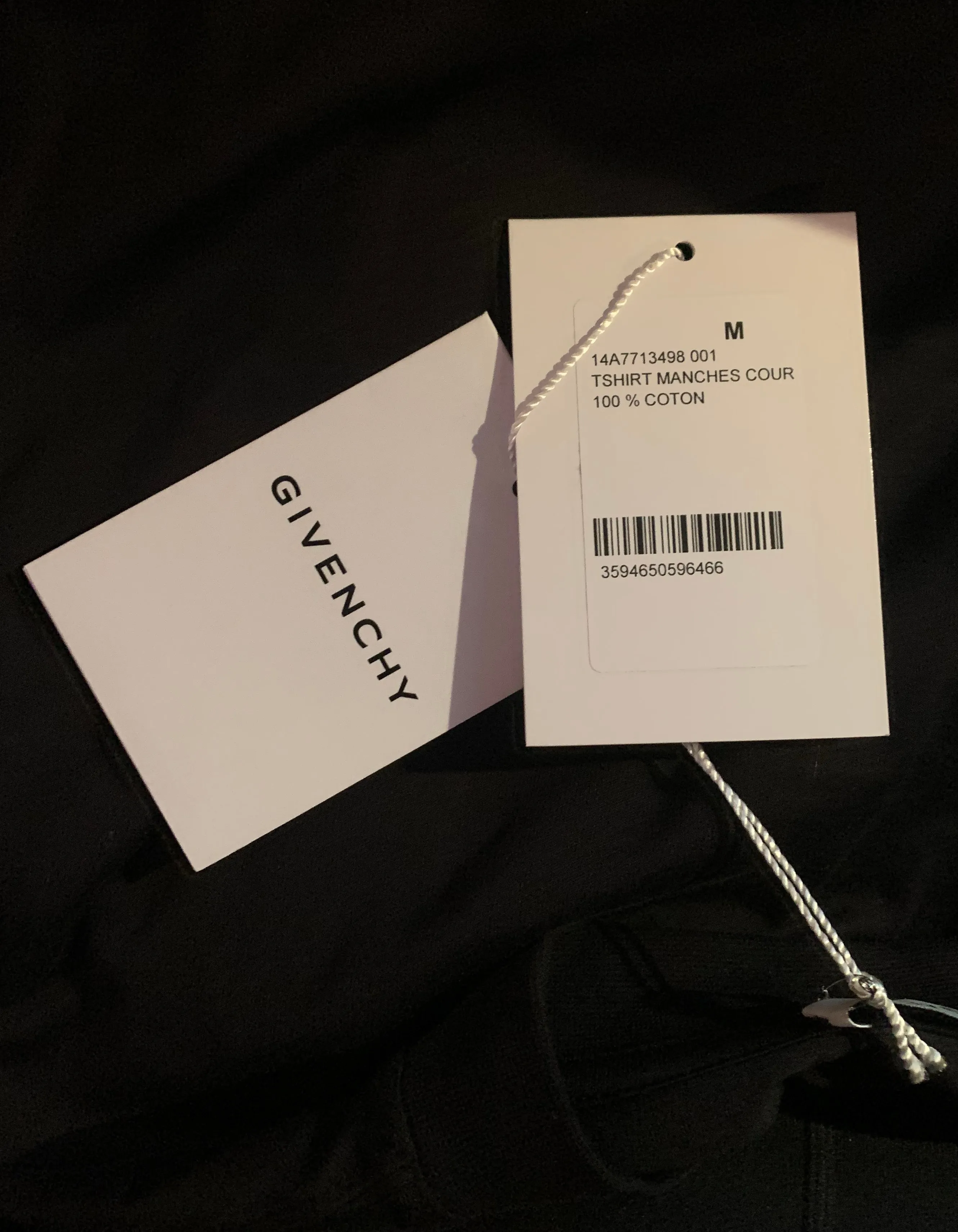 Givenchy NWT Black Cotton Oversized Rottweiler Printed T-Shirt sz Medium