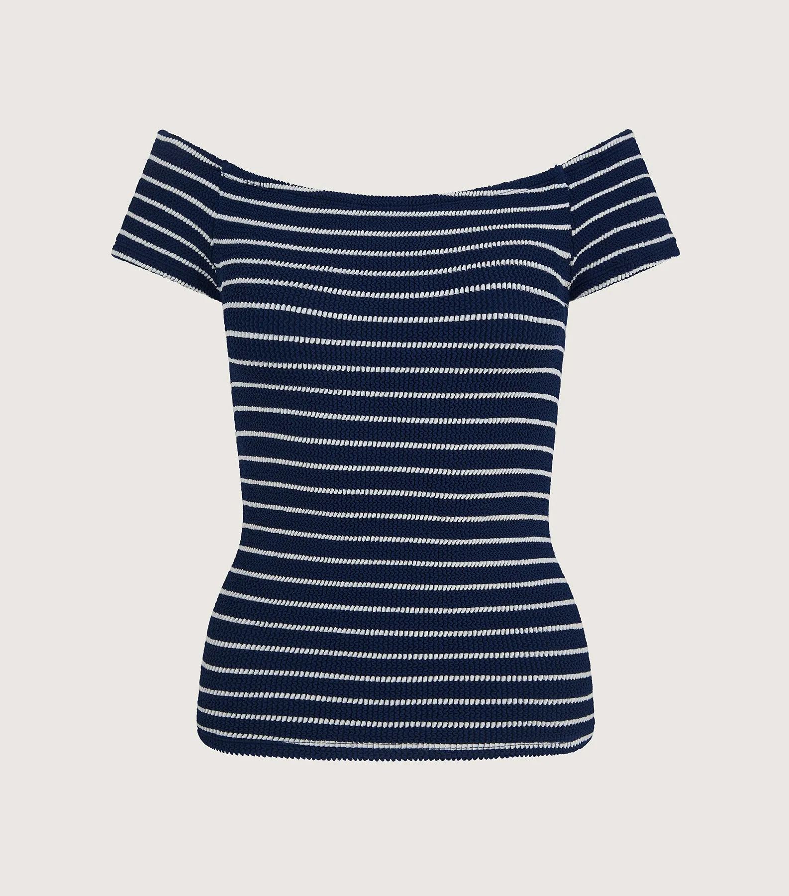 Grace Top - Navy/White Stripe
