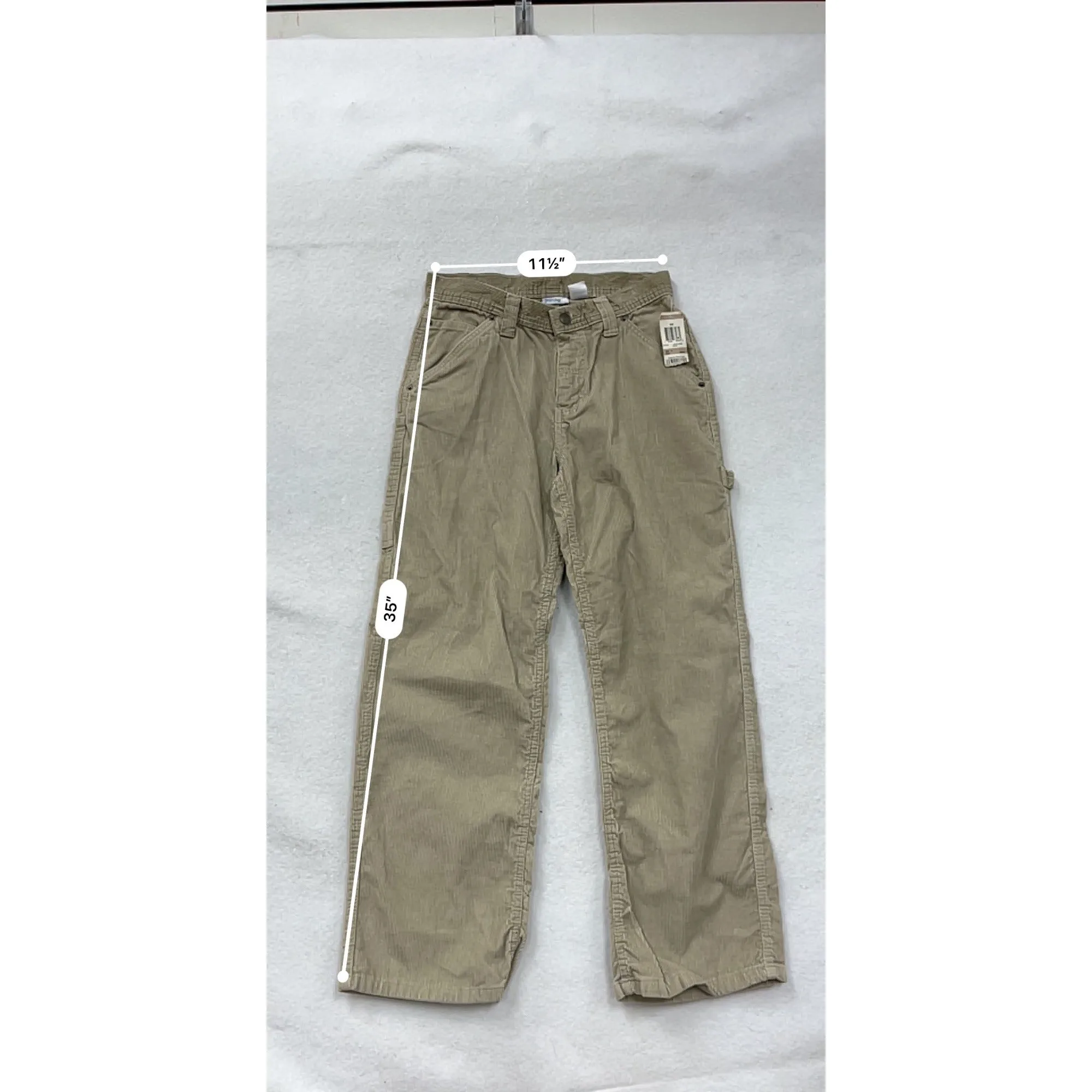 Green Dog Womens Cargo Corduroy Pants Size 12 #8032