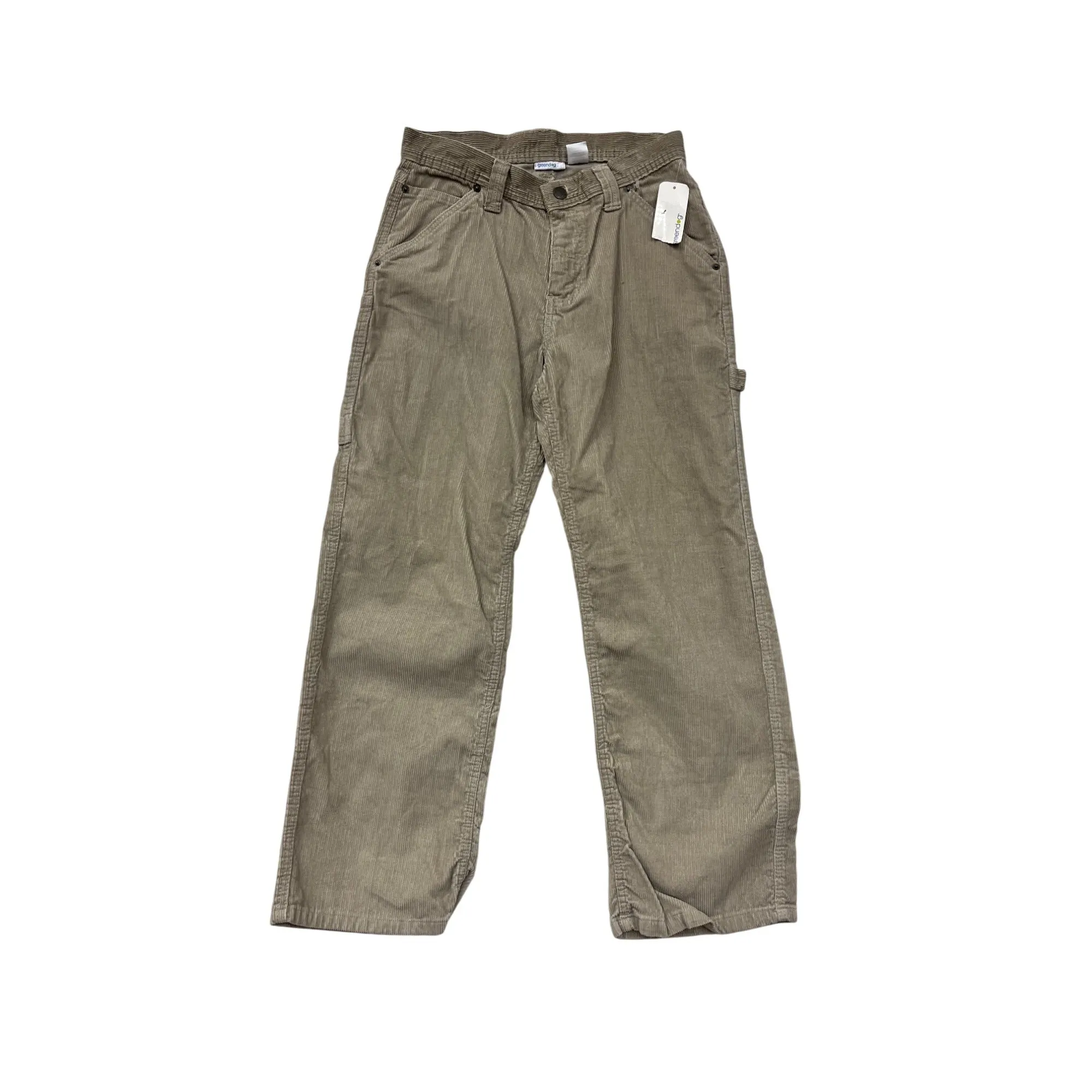 Green Dog Womens Cargo Corduroy Pants Size 12 #8032