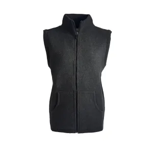 Green Felted Wool Gilet
