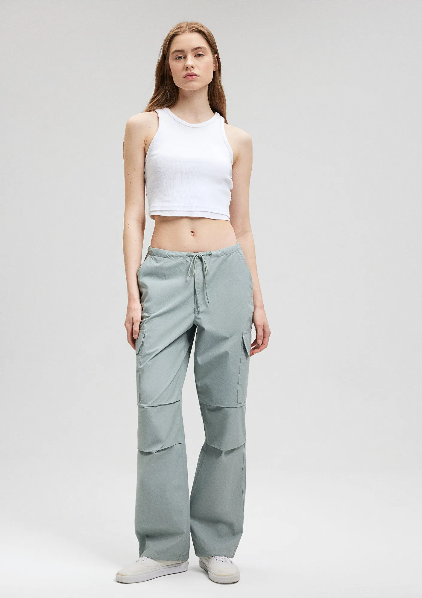 Green Parachute Cargo Pants