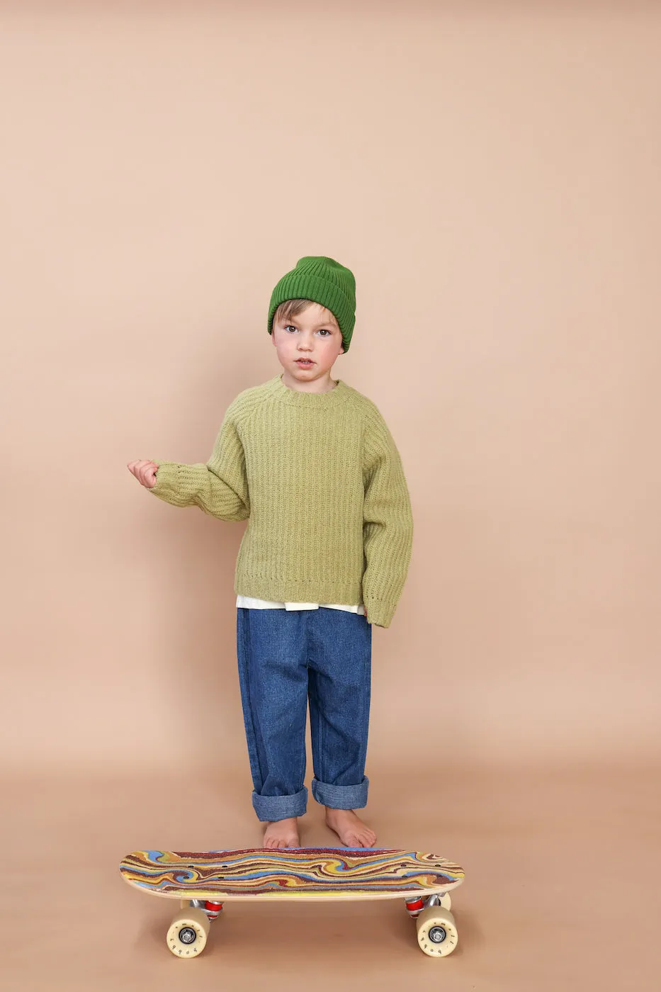 Grown Merino Wool Pull Over - Sage