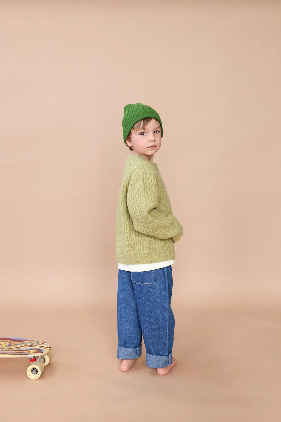 Grown Merino Wool Pull Over - Sage