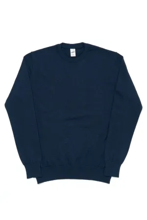 GRP Knitwear Fine Knit Crew SF TEC 1 Merino Blue