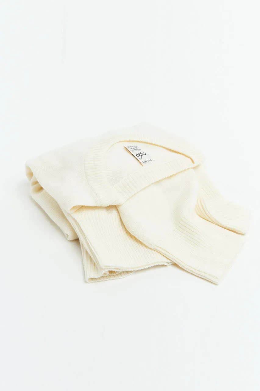 GRP Knitwear Fine Knit Crew SF TEC 1 Merino Ecru