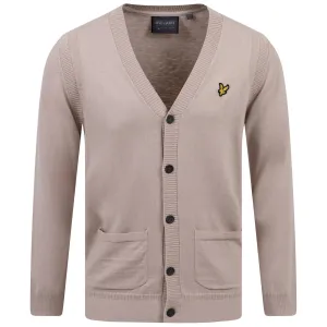 Guernsey Golf Cardigan Pink Taupe