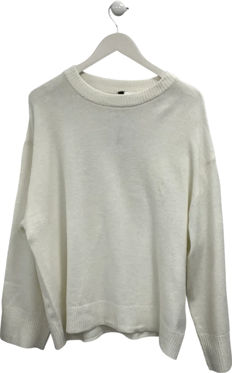 H&M Cream Crew Neck Jumper UK XL