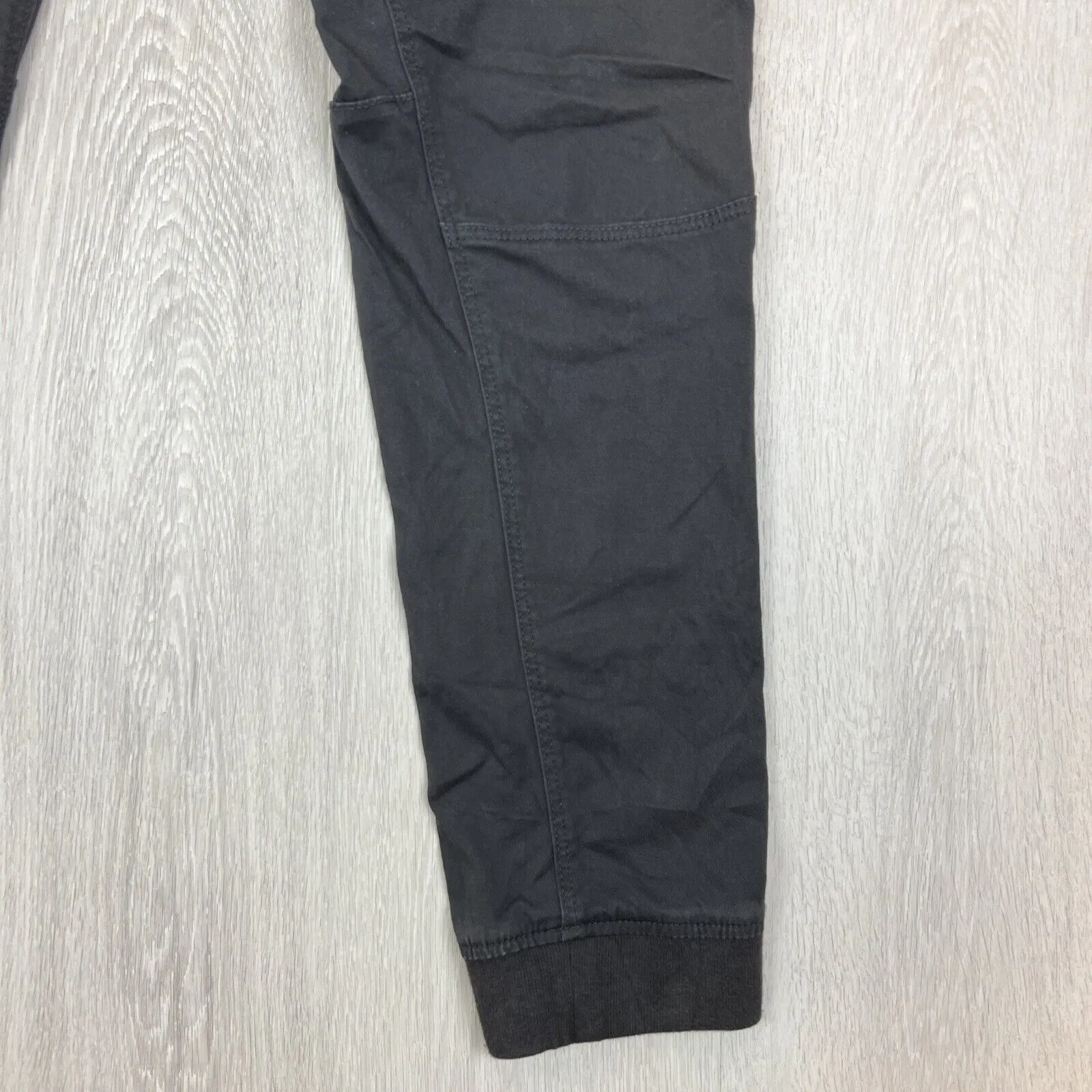 H&M Mens Dark Grey Slim Fit Cargo Jogger Pants Size XL
