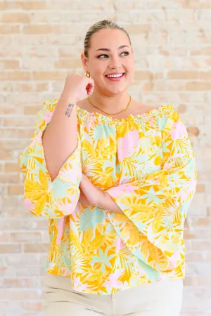 Hazel Blues® |  Rich Spirit Off Shoulder Bell Sleeve Blouse