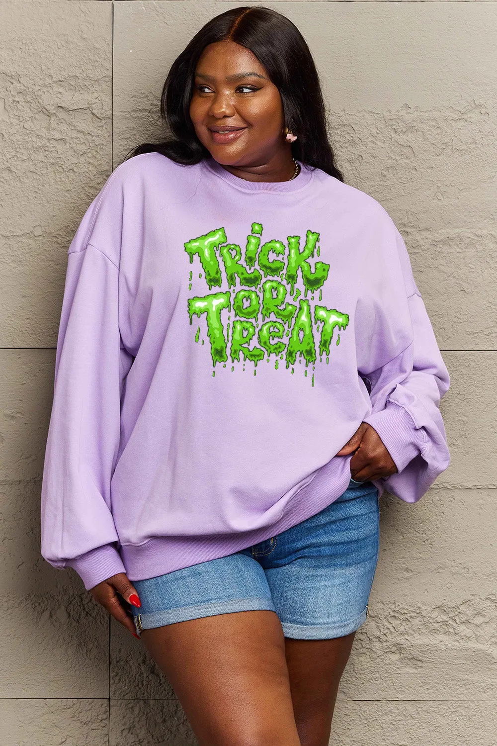 Hazel Blues® | TRICK OR TREAT Graphic Sweatshirt
