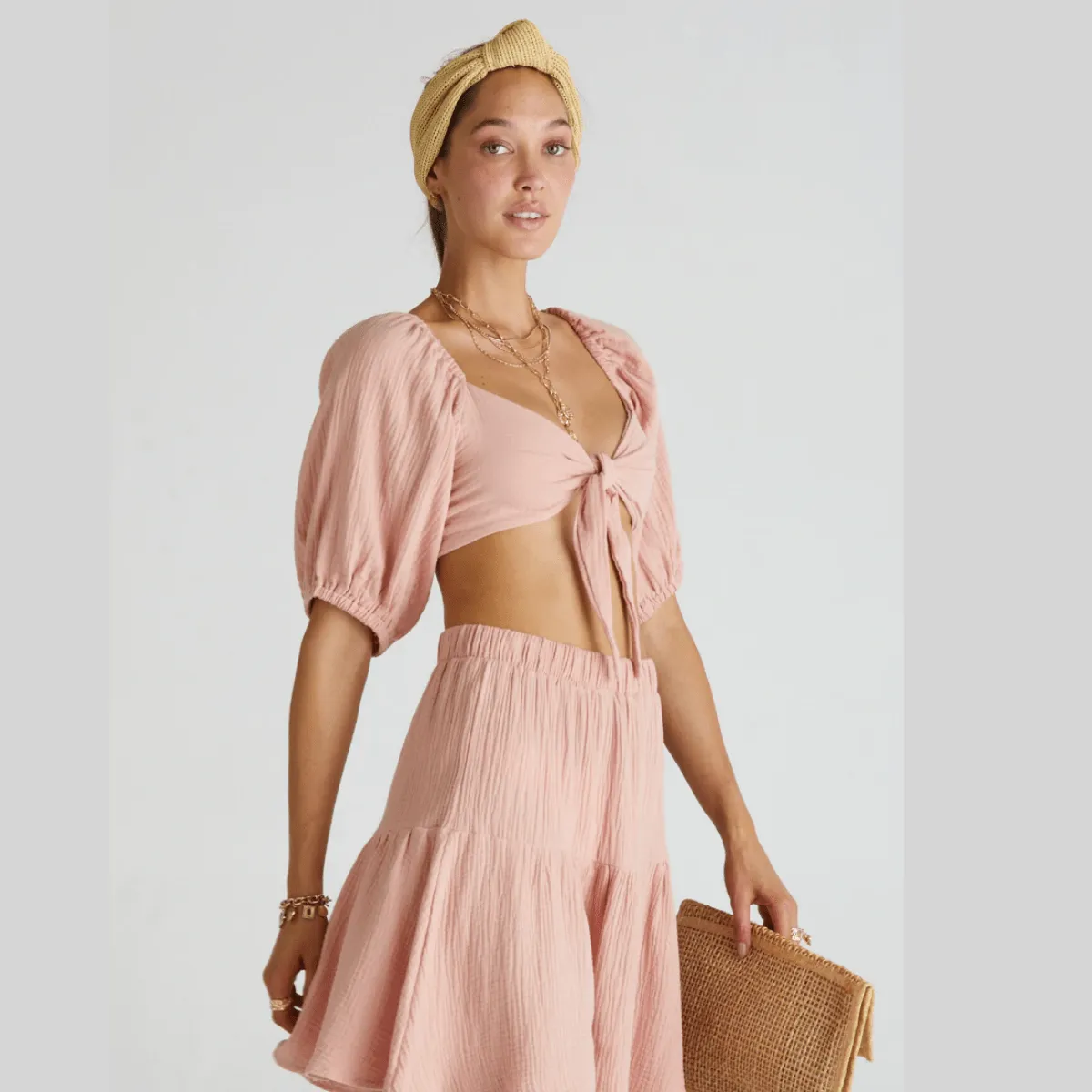 Heaven Tie Crop Top HP2100AP