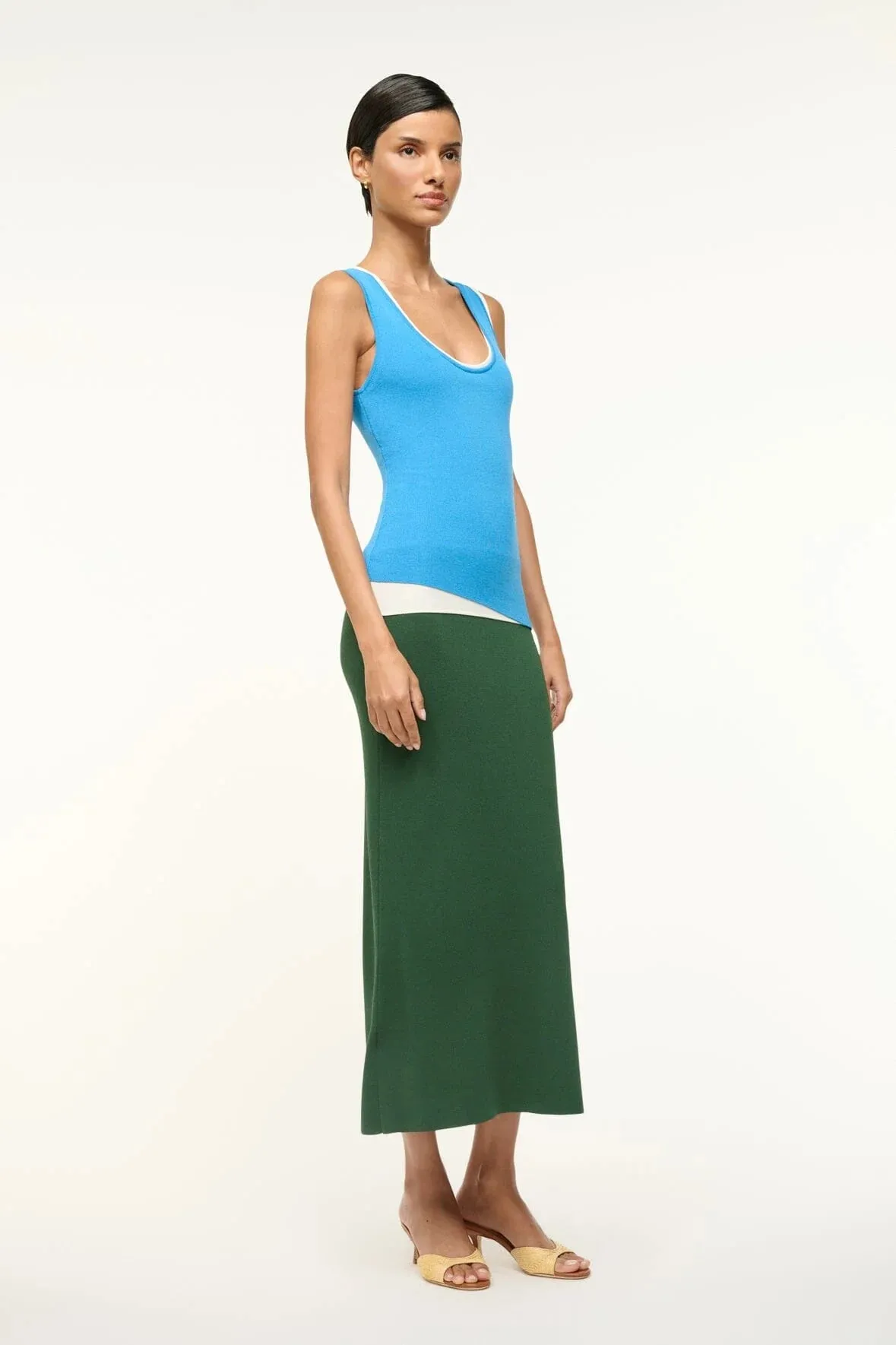Hermosa Dress - Jungle Sky Ivory