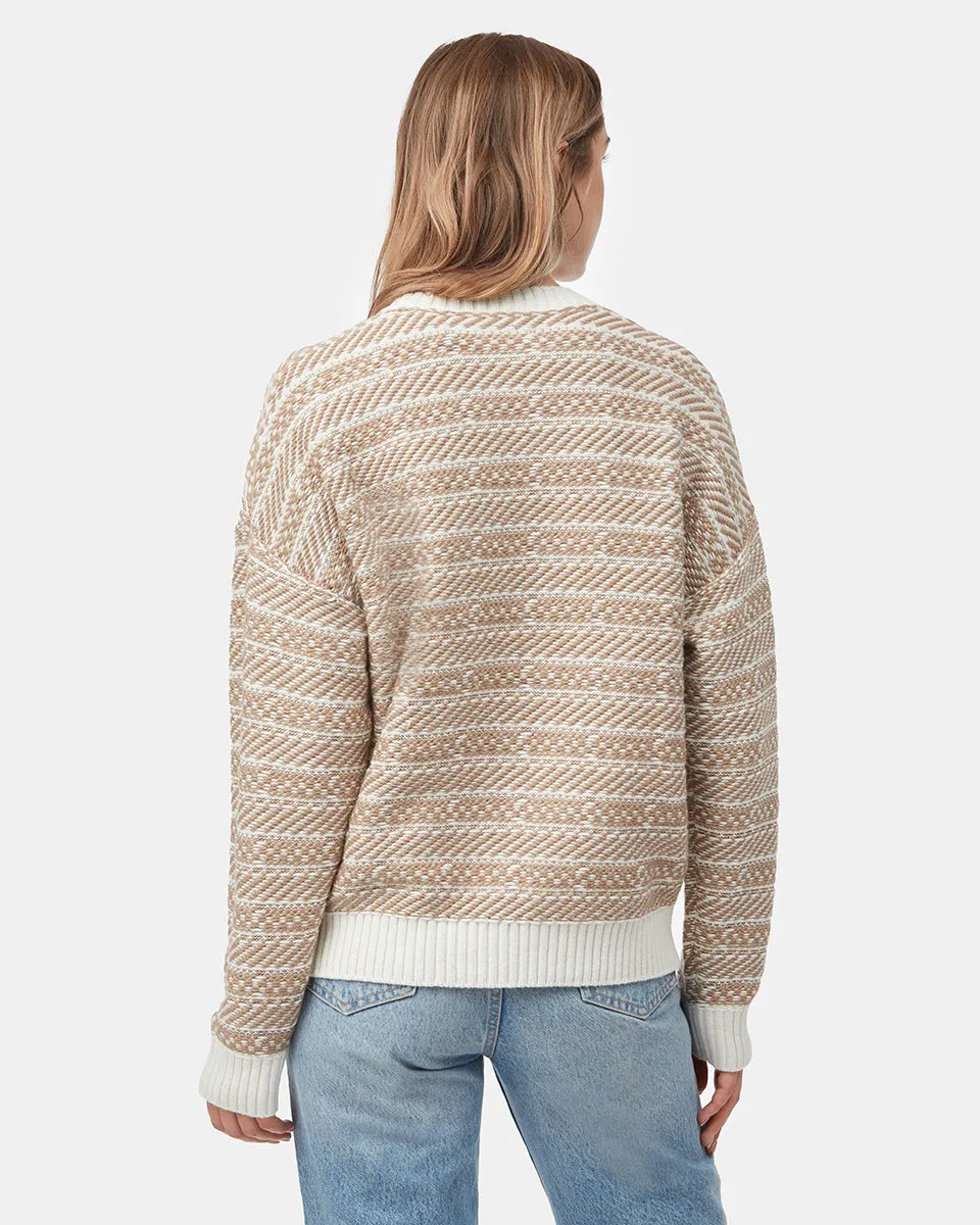 Highline Intarsia Crew Sweater