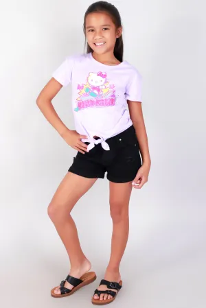 HK TIE FRONT SKATEBOARD TOP | KIDS SIZE 4-6X