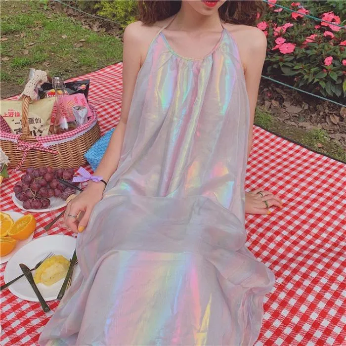 Holographic Rainbow Dress SD01072